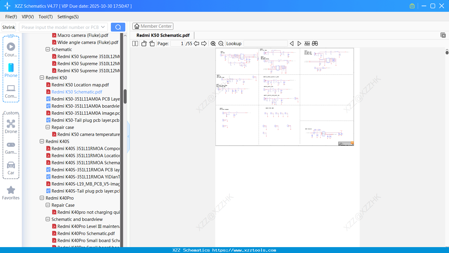 Xiaomi Redmi K50 Schematic